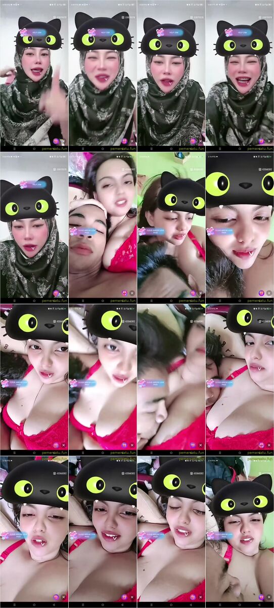kompilasi hijab liar binal bh merah