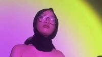 Hanisah Hijab Kacamata Abg 18Yo Tocil Kurus Mov (10)