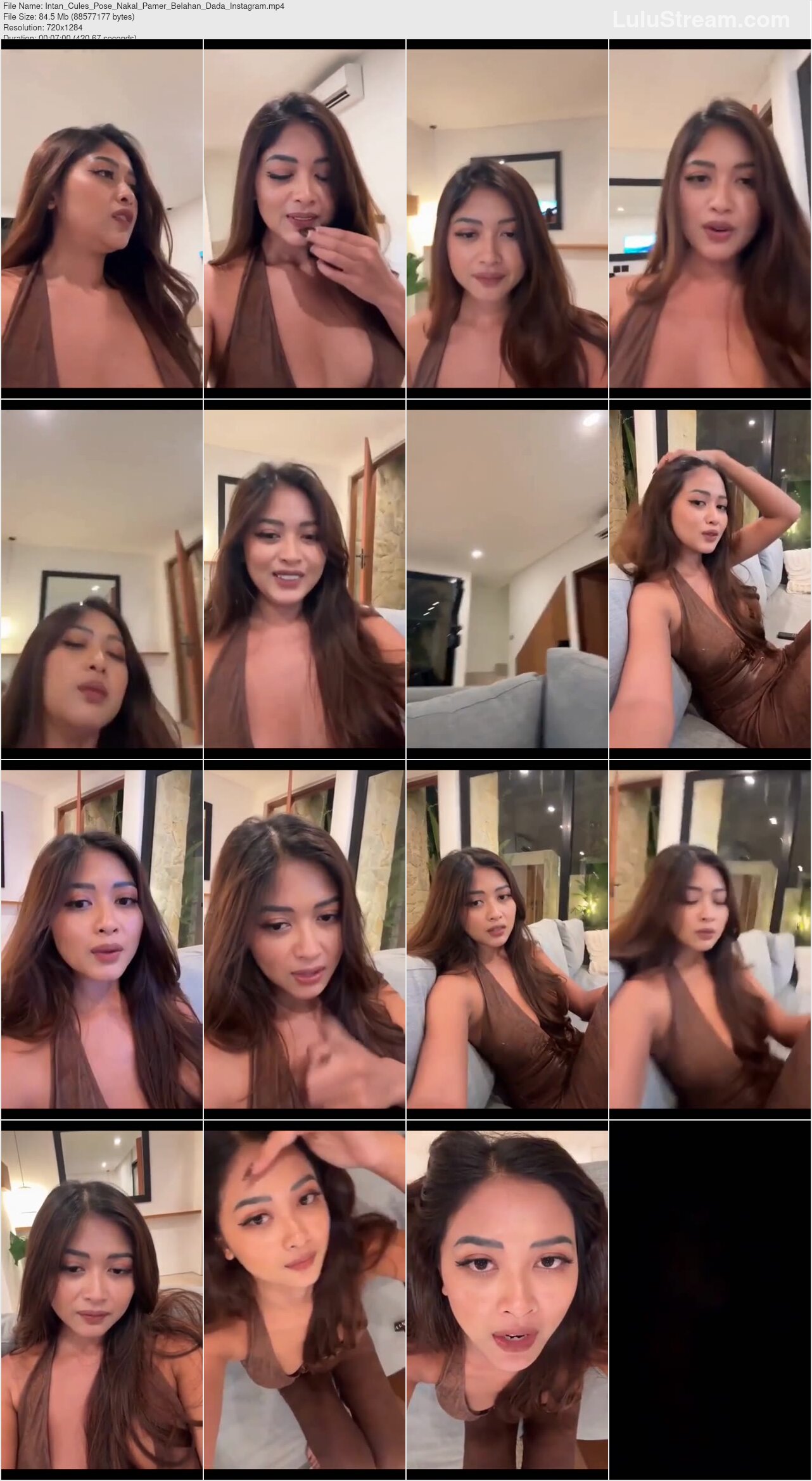 Intan Cules Pose Nakal Pamer Belahan Dada Instagram