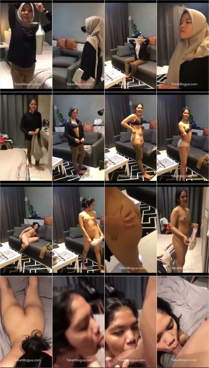 Jilbab indo open BO dapet bule