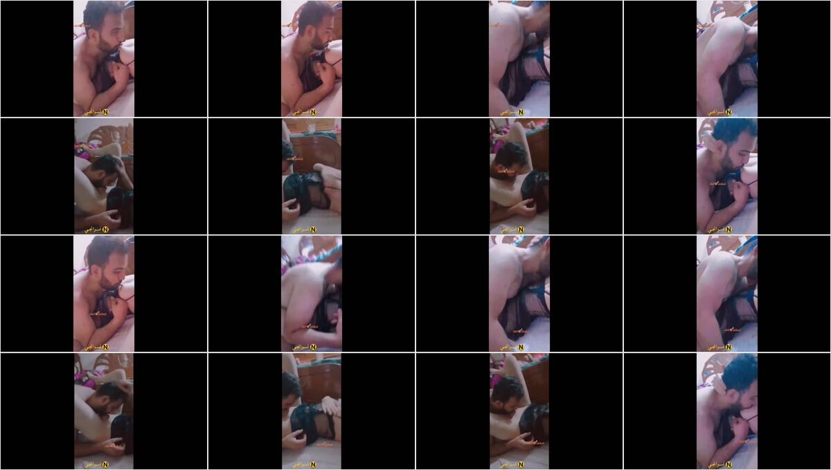 شرموطه مصريه فاجره توثق لحظات المتعه مع عشيقها وهو بيلحس فى كسها ويرضع فى بزازها على السرير