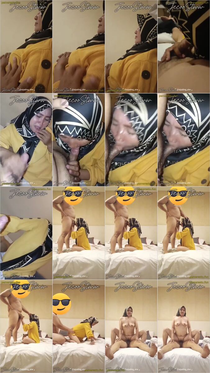 Crotin Binor Jilbab Baju Kuning - HIJAB