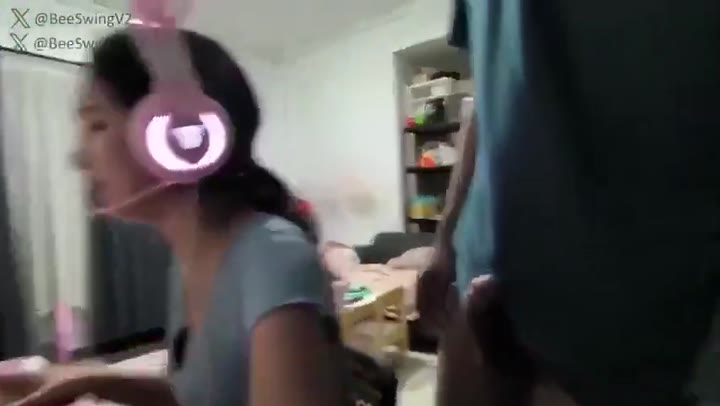 ABG Chindo Lagi Ngegame Disodok Dari Belakang