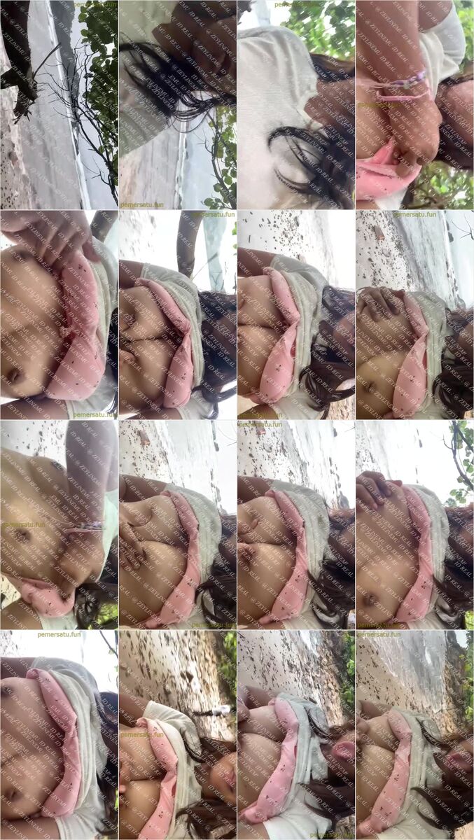 eksib outdoor zeylin geyya abg 18yo di pantai