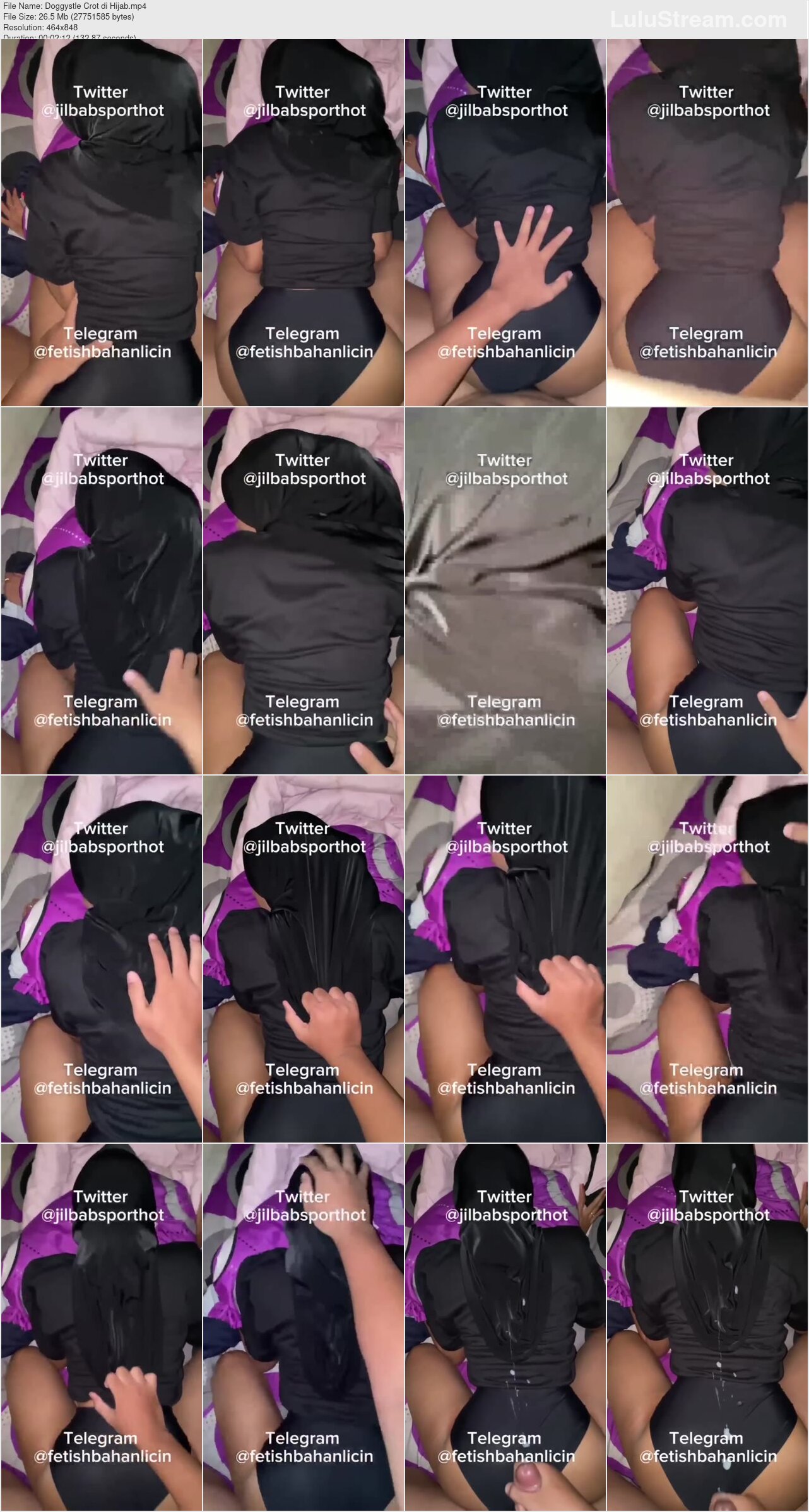 Doggystle Crot di Hijab