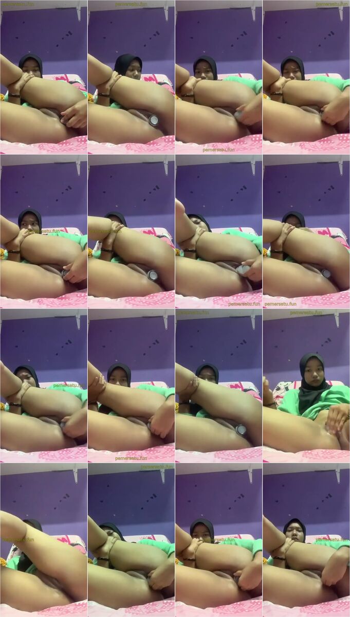 saniah hijab abg 18yo colok memek sampai lebar (25)