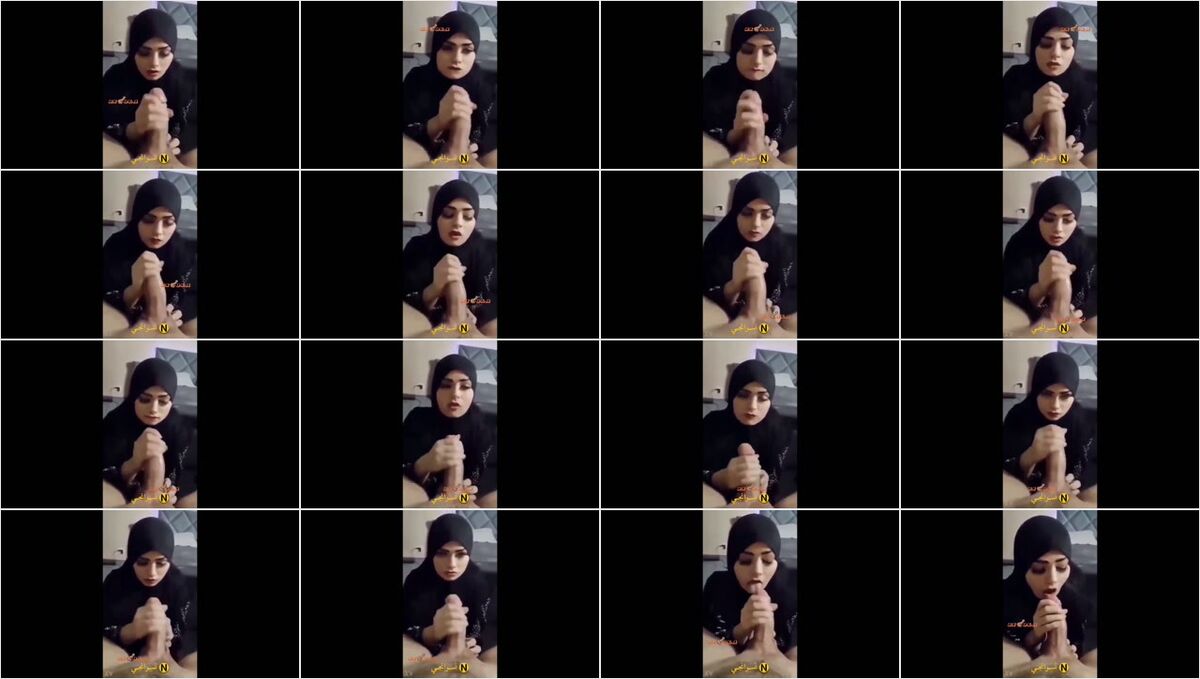 بنت محجبة خاضعة تلعب بزبر خطيبها بشرمطة هيجان تشرب حليبه