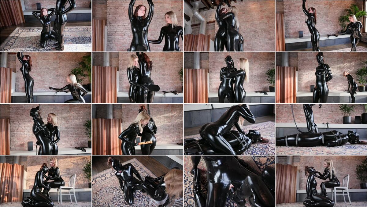 ReflectiveDesire Sibyl and Trinity Strap-On, Latex, BDSM, Bondage 1080p