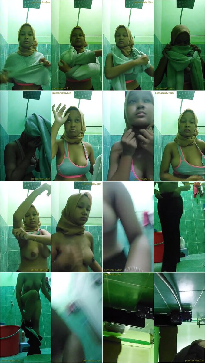 Ukhty pap dulu sebelum mandi - JILBAB