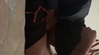 Weni Gemoy Pakai Hijab Hitam Sepong Kocok Kontol