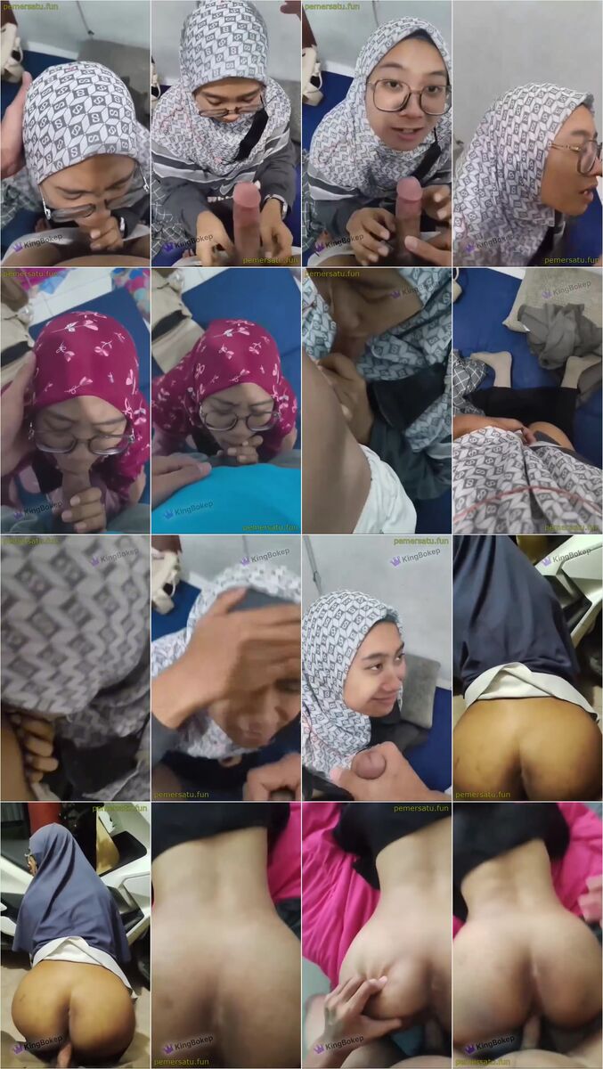 Mahasiswi Berjilbab Nungging Di Kampus