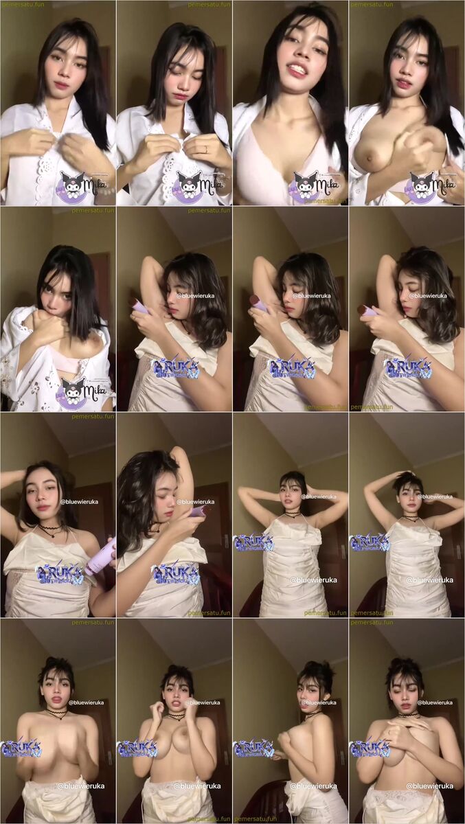 kompilasi mika ruka hijab abg 18yo cakep daster putih