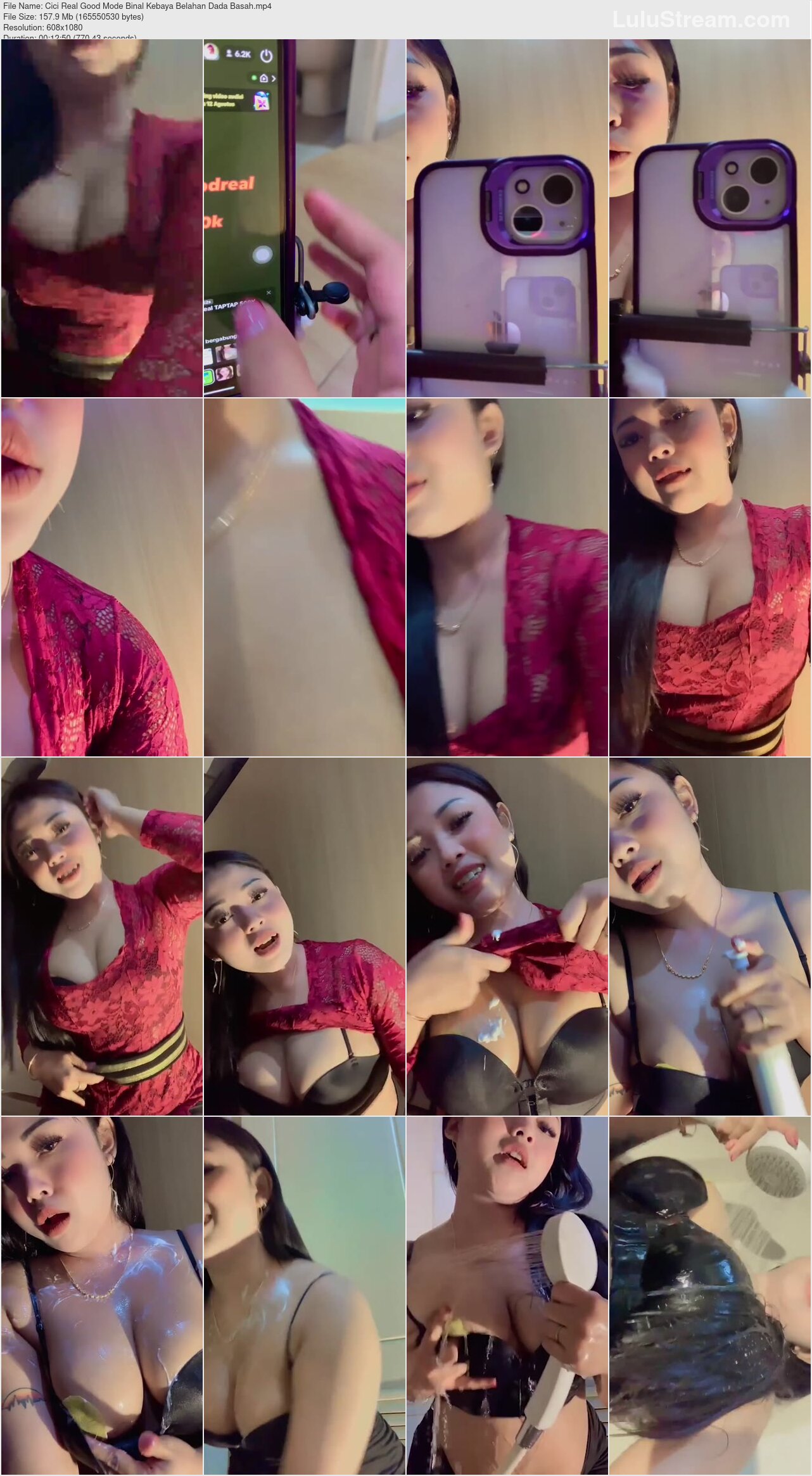 Cici Real Good Mode Binal Kebaya Belahan Dada Basah