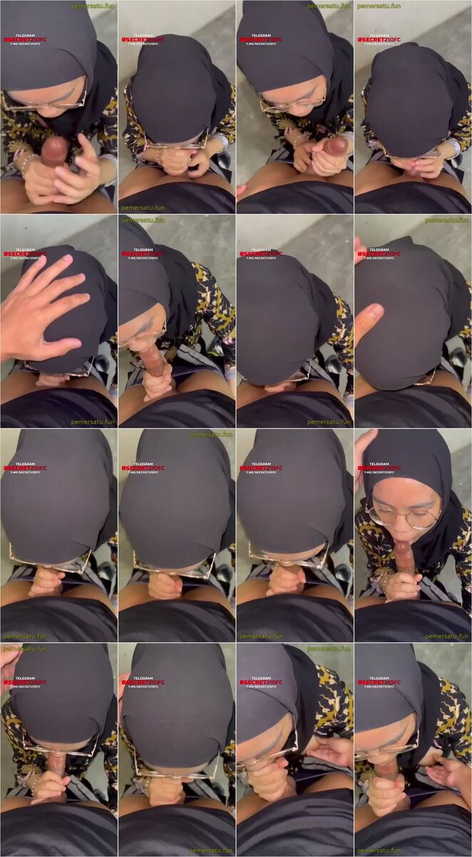 hijab baju batik kacamata emut - Jilbab
