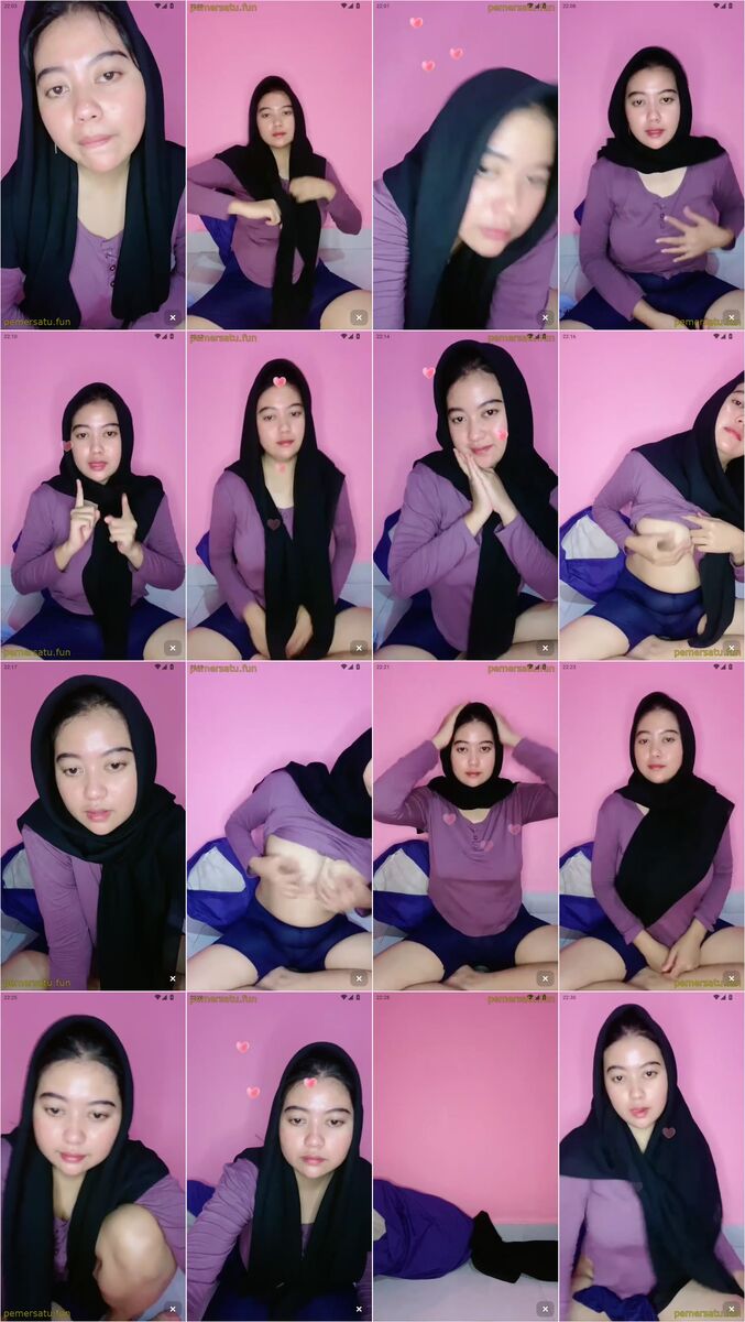 US NANA HIJAB DREAM BUKA BAJU SAMPAI TELANJANG COLMEK (2)