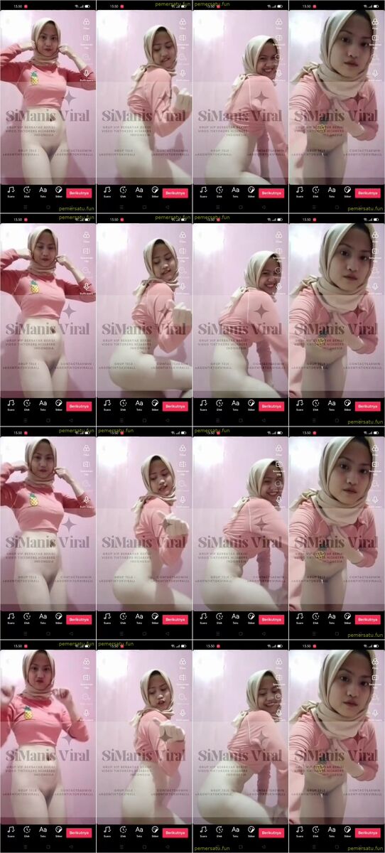 Hijab Tiktoker Manis 18Yo Goyang Bugil