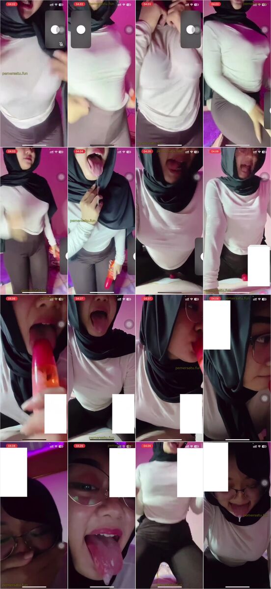 Dinda Hijab Binal Vcs Sepong Dildo Pink
