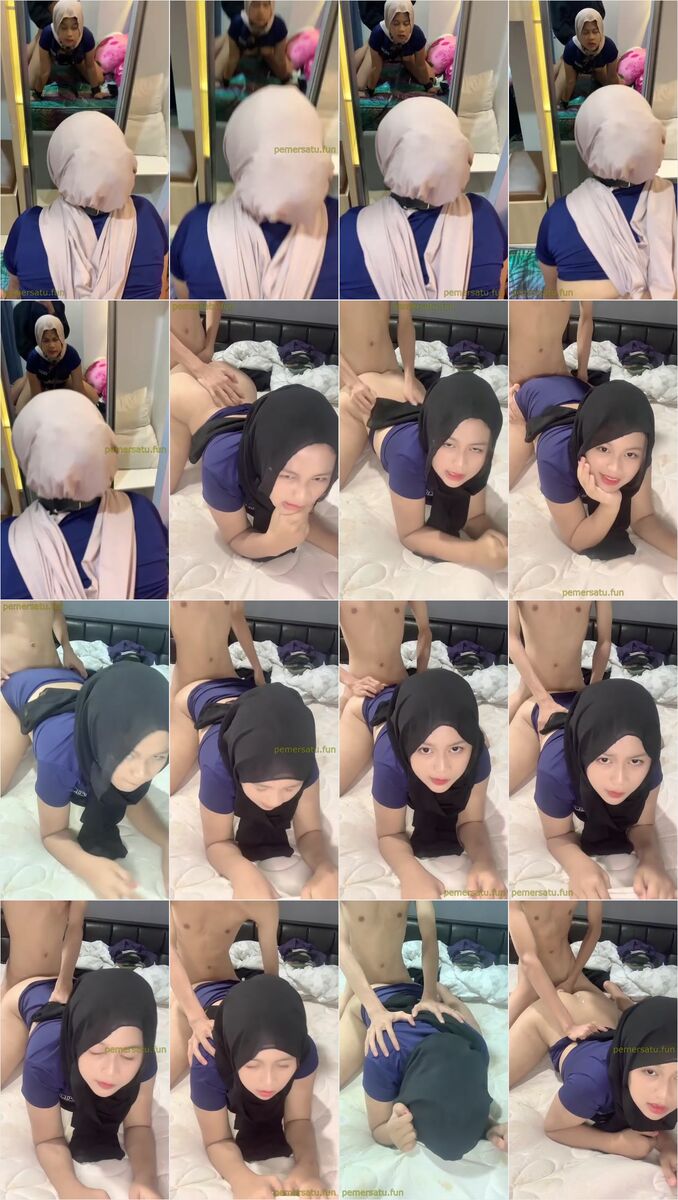 Entot Zeylin Hijab Binal 18Yo Di Cermin