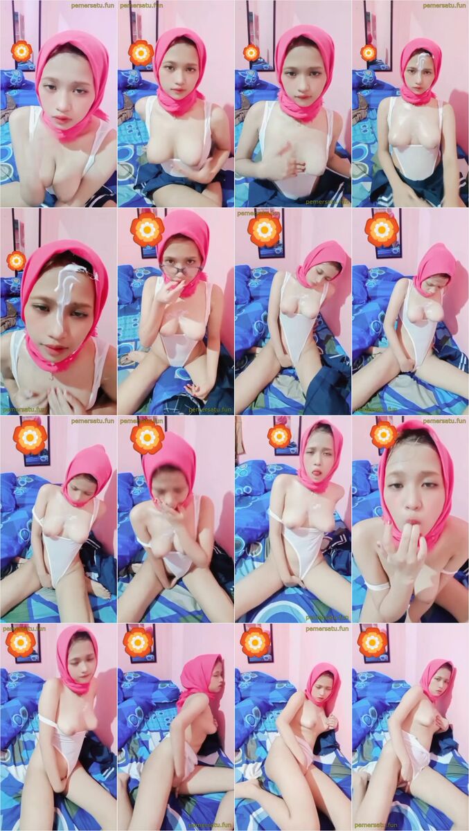 jilbab pink sangean - Jilbab