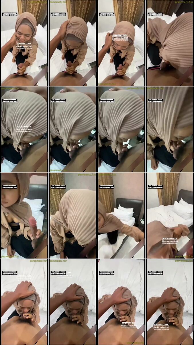 awek hijab selendang viral (3)