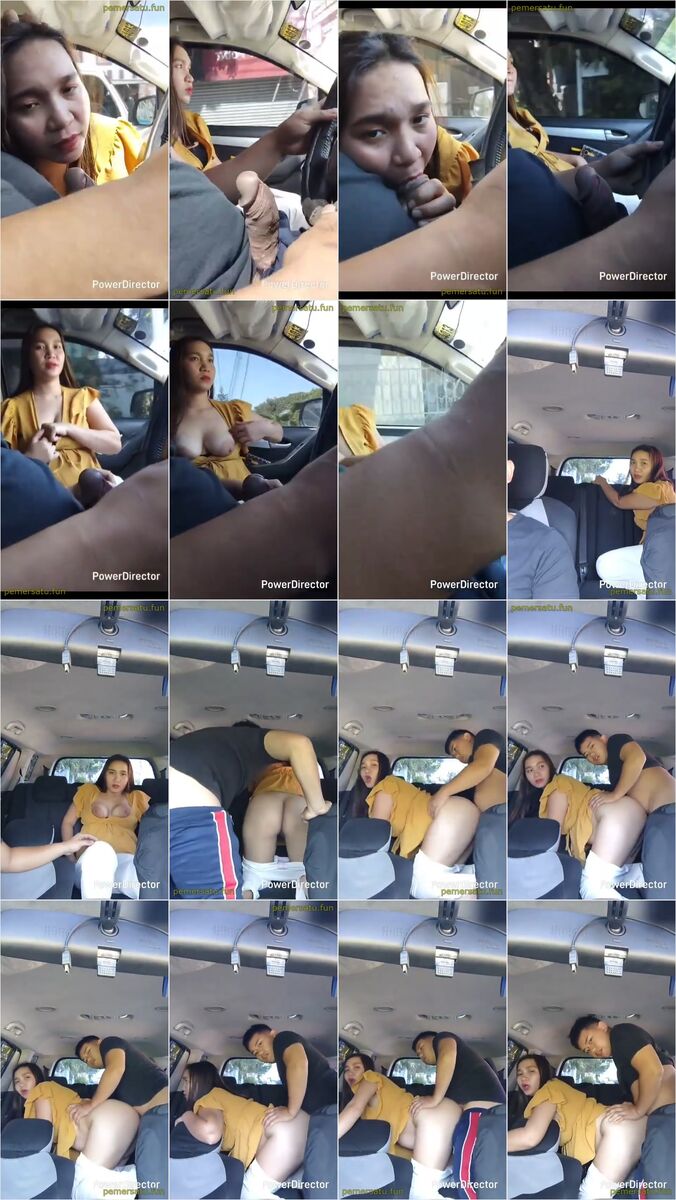 Drama tante udah gak tahan di mobil pun jadi