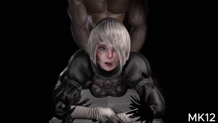 Nier: 2B fucked by BBC