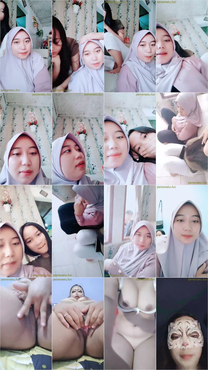 hijab binal lugu mata coklat