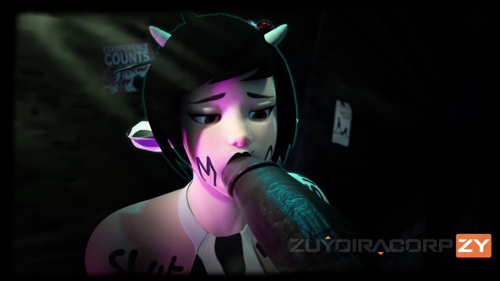 Overwatch: Mei sucks BBC through Wall