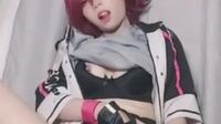 Cosplayer Rambut Pendek Sange Colmek (2)
