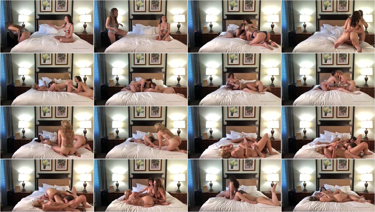 Amber Chase, Lena Paul & Lexi Luna – GGG Three-Way Orgasm