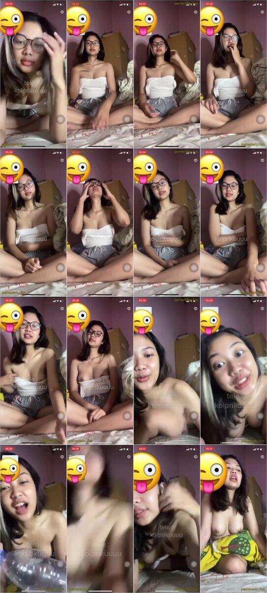 kompilasi araa tiktoker jogja 18yo abg kacamata