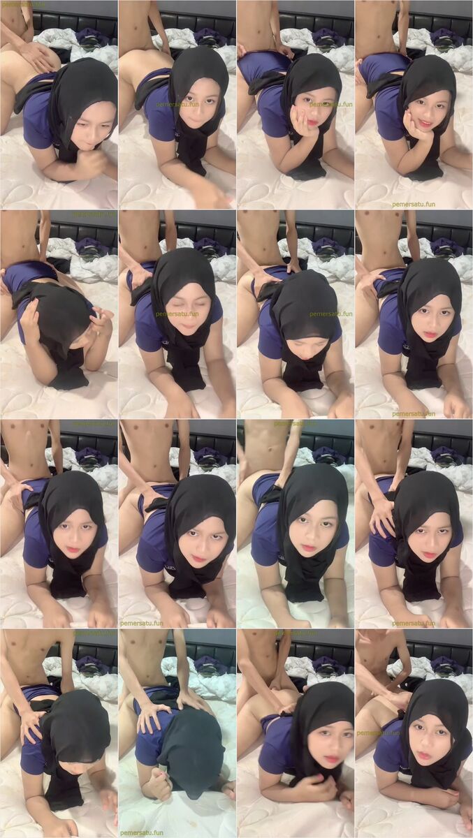 manisnya hijab zeylin abg 18yo dientot doggy