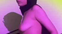 Hanisah Hijab Kacamata Abg 18Yo Tocil Kurus Mov (4)