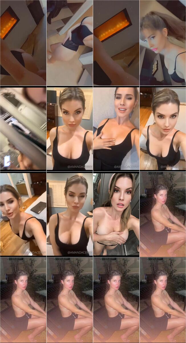 Amanda Cerny Hot Cleavage Full Nude Booty Strip