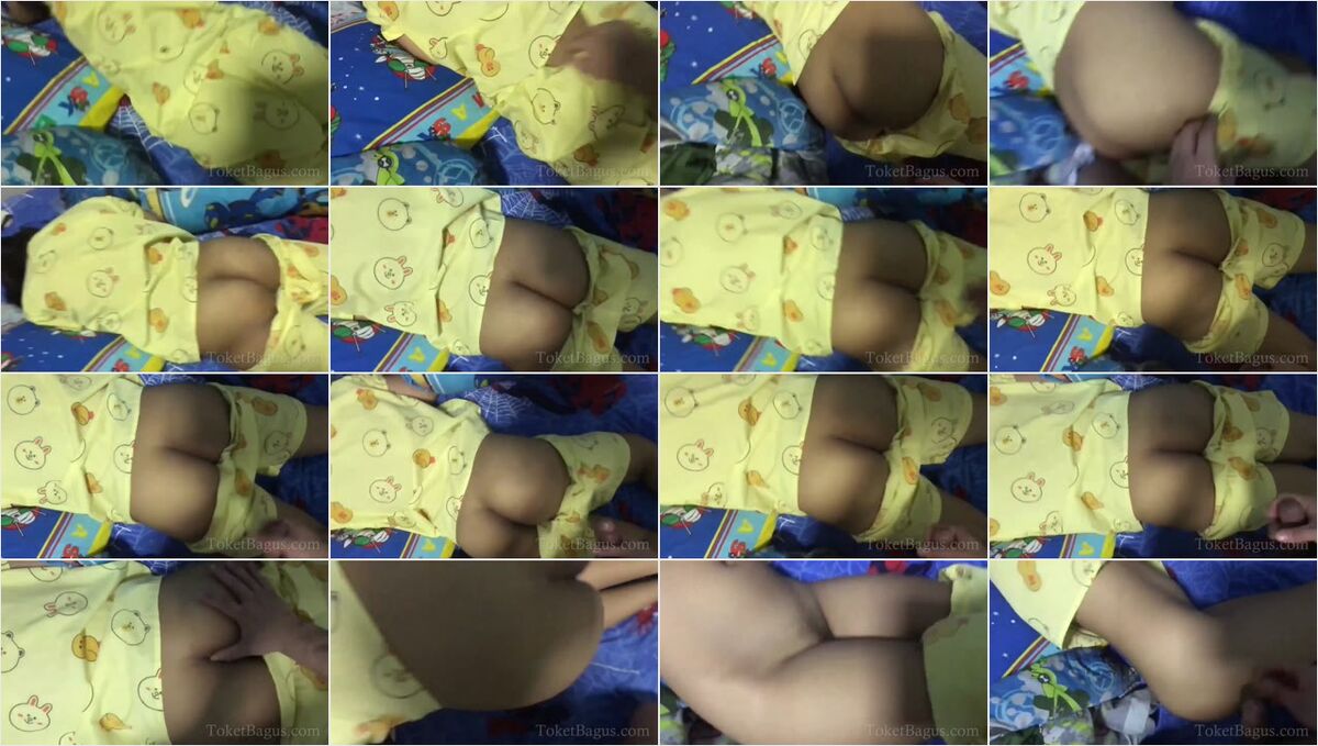 Kakak kandung pelorotin celana adiknya lagi tidur