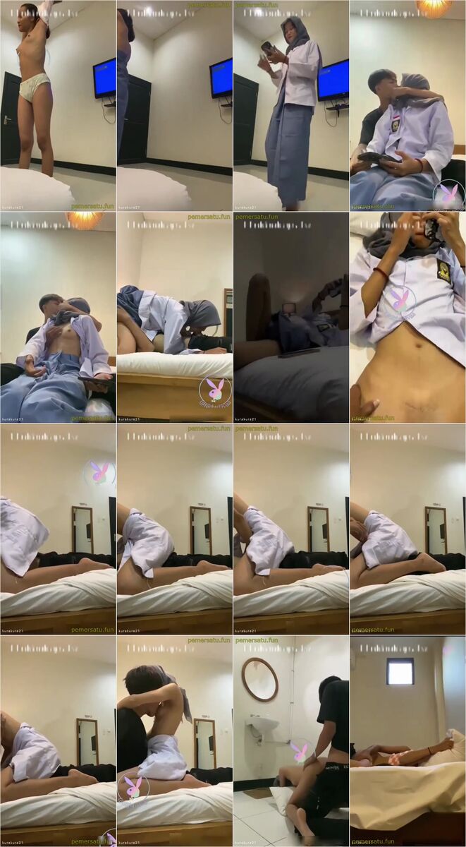 ABG Jilbab SMA Bolos Sekolah Ngewe Hotel