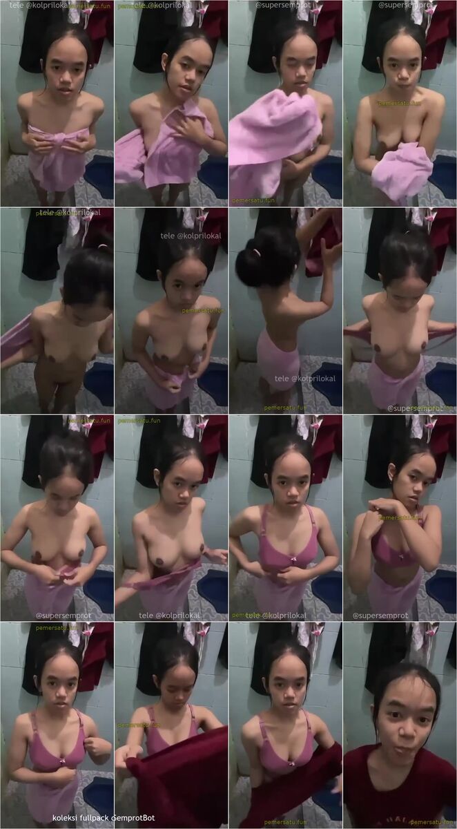 meli hijab binal abg 18yo rekam sedang mandi (1)