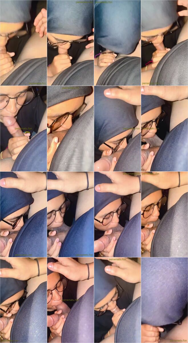 hijab kacamata ternyata binal jago sepong