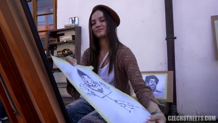 CzechStreets Lucy Mendez “Cum Covered Artist