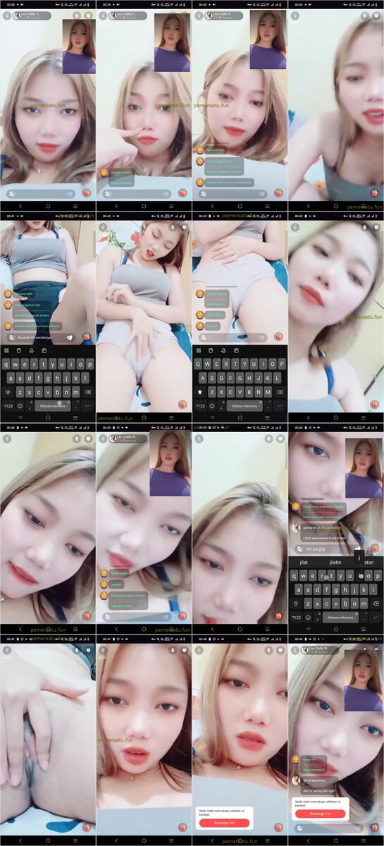 Kompilasi Jesslyn Vcs Rambut Pirang