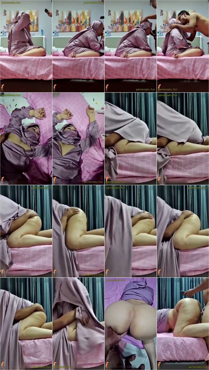 Edisi STW Jilbab Gamis Ungu