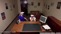 Perv Principal – Khloe Kapri & Sydney Paige Double Bogey