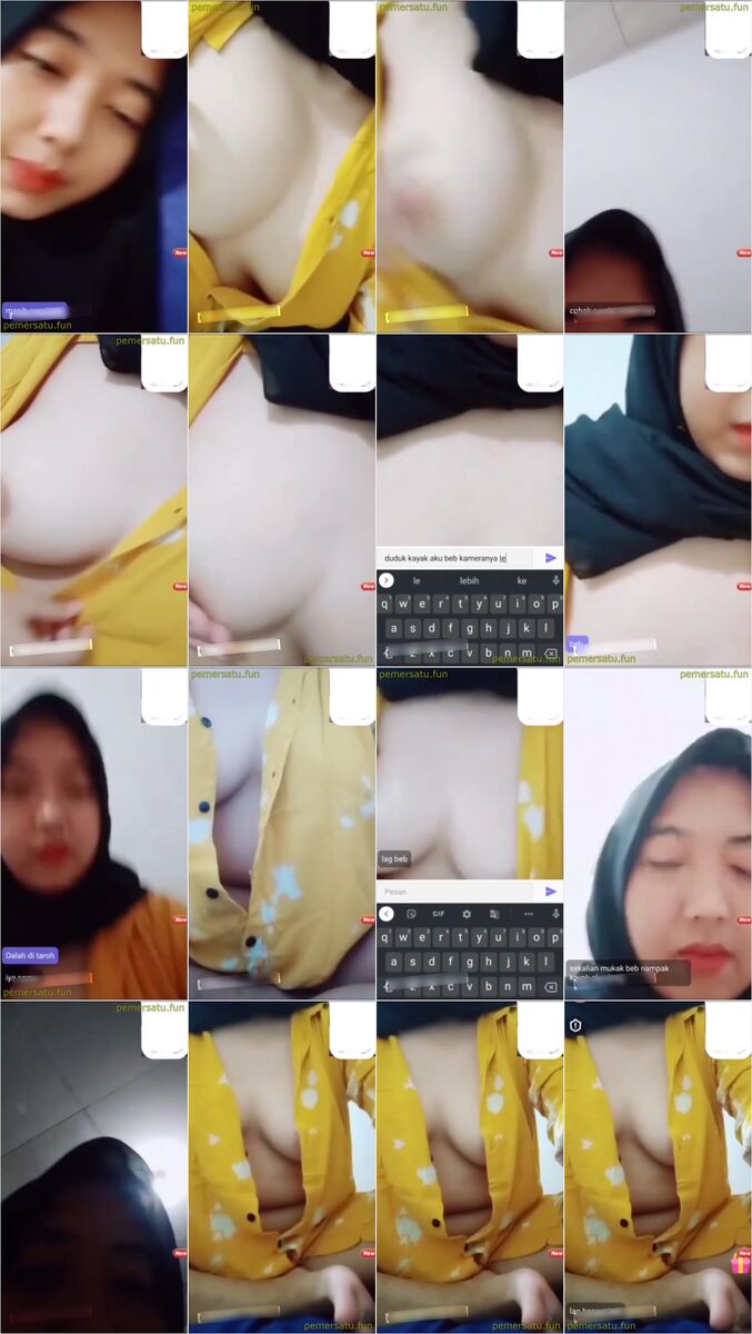 hijab vc s baju kuning - JILBAB