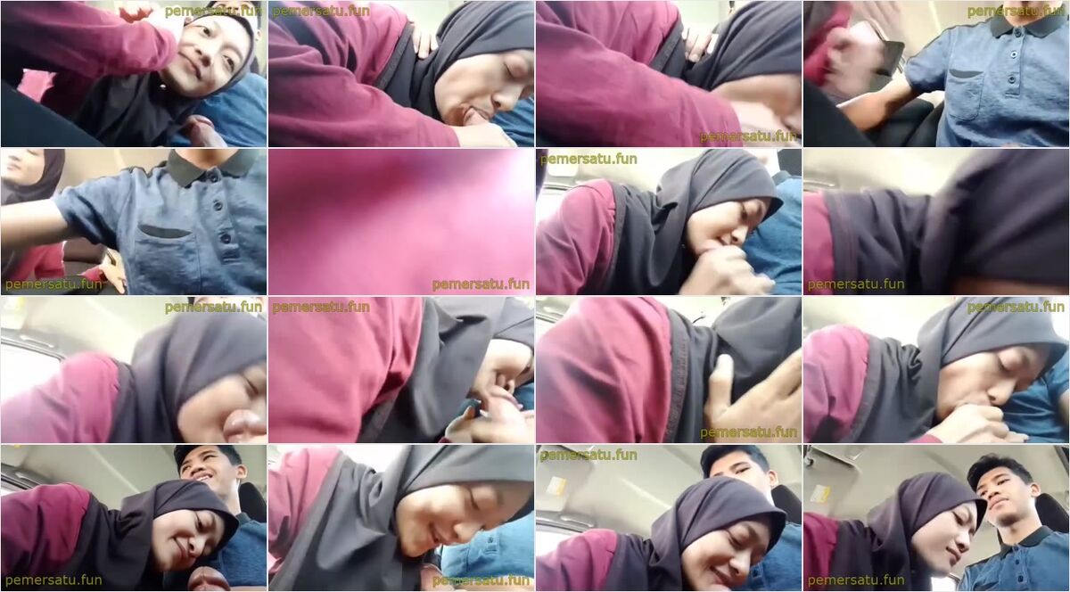 hijab cantik malu malu sepong kontol guru