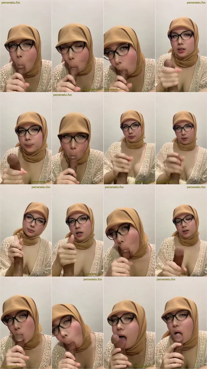 14 Hijab Cantik Nyepongin Temen Kerja Sendiri, Beautiful Hijab Girl Blows her own Work Colleague