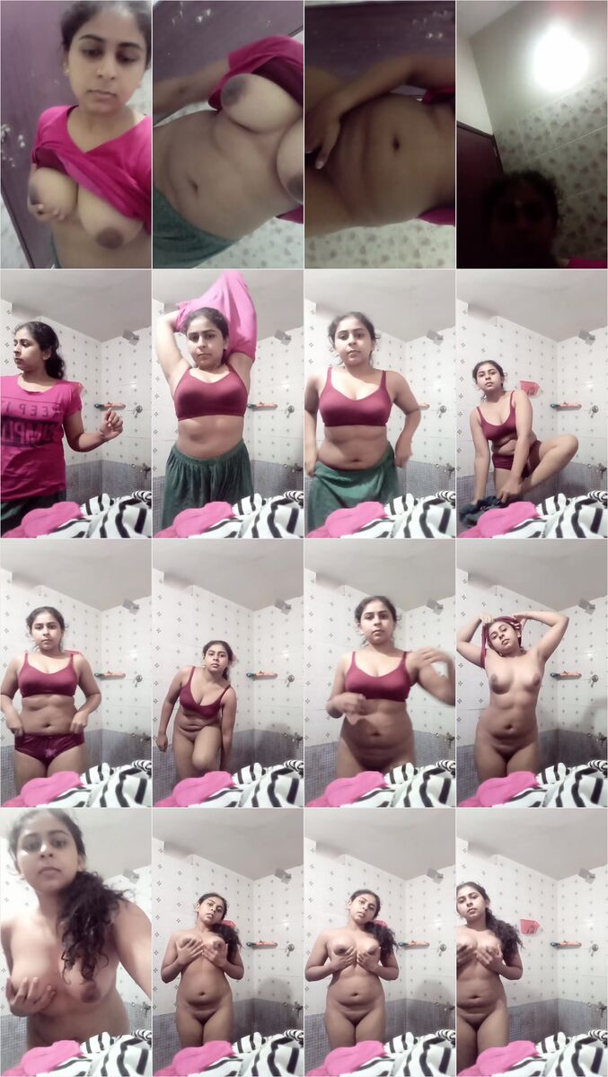 Nude girl exposes her desi boobs and pussy in the bathroom