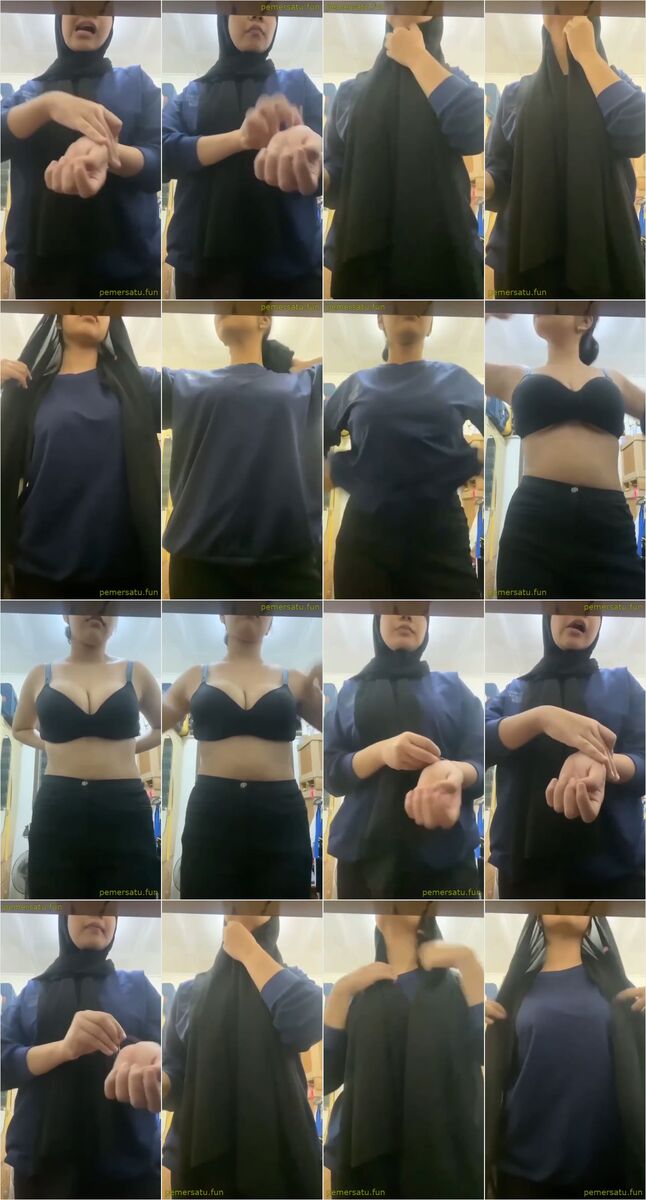 hijab baju hitam binal - Hijab