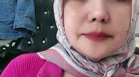 Kajol Hijab Baju Pink Live Colmek (3)