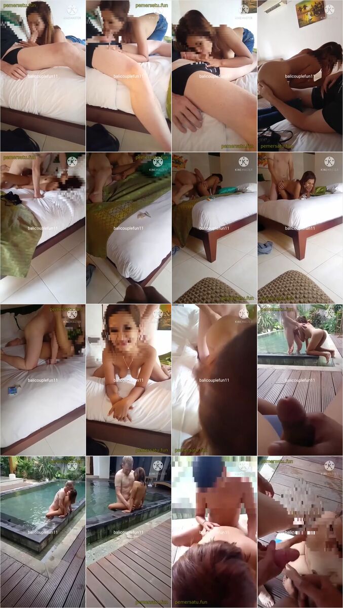 bali couple fun 3some live