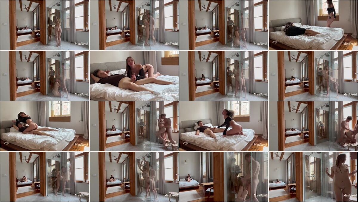 Lis Evans and Mira Fuck Their Boyfriends at the Hotel